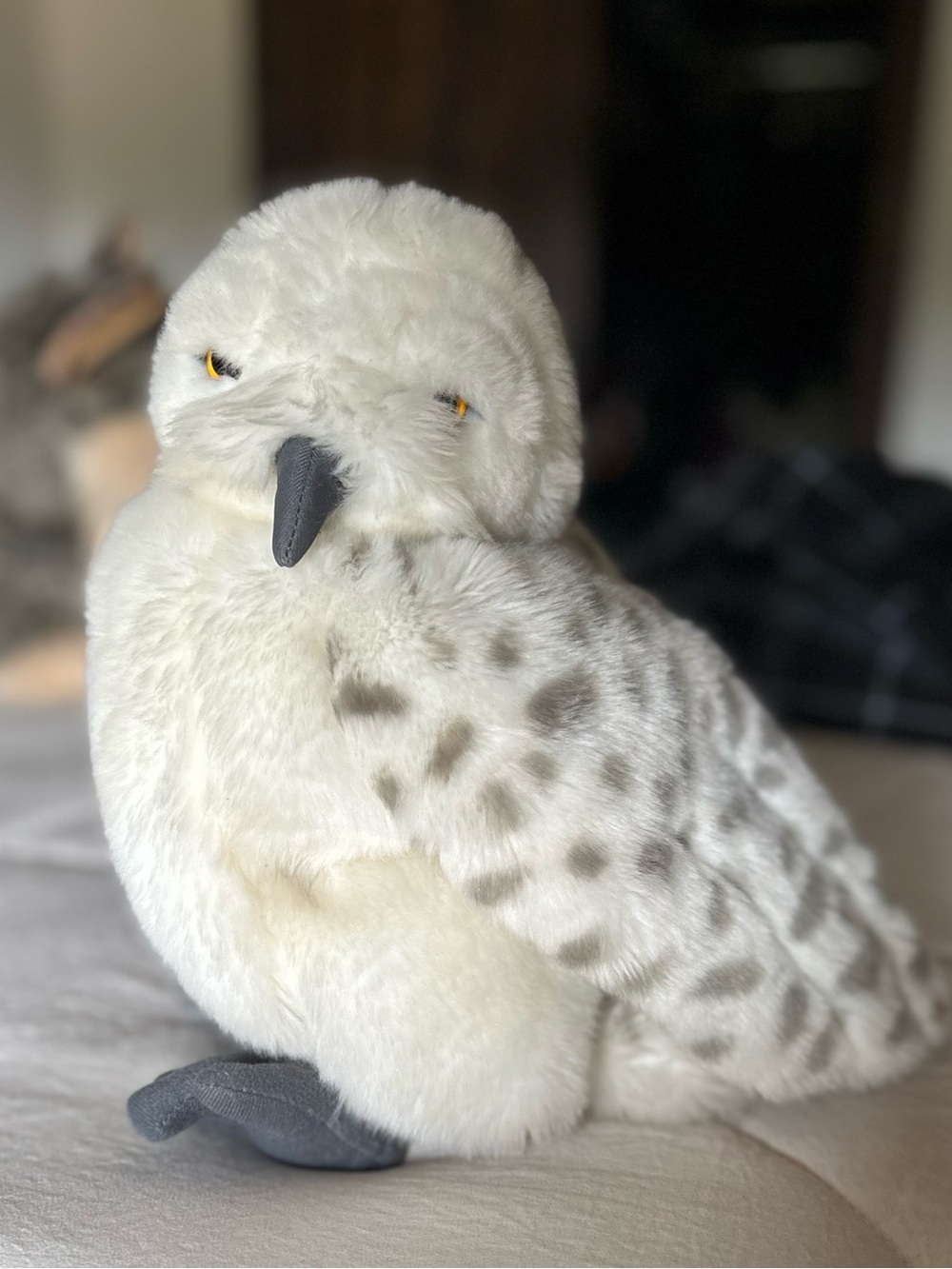 Harry Potter Snowy Owl Plush - Rotating Head